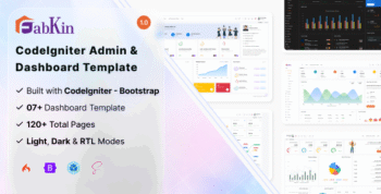Fabkin - Codeigniter Admin Dashboard Template