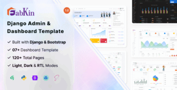 Fabkin - Django Admin & Dashboard Template