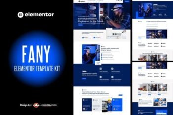 Fany - Electrical Installation & Maintenance Service Elementor Template Kit