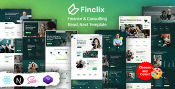Finclix - Finance & Consulting React Next Template