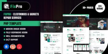 Fixpro - Electronics & Gadgets Repair Services PHP Template