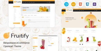 Fruitify - Juice OpenCart Theme