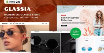 Glassia - Modern Eye Glasses Responsive Shopify Theme