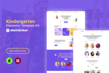 Kiddies - Kindergarten Elementor Template Kit