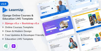 LearnUp - Django Online Courses & Education LMS Template
