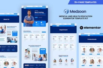 Medzoon - Medical & Health Education Elementor Template Kit