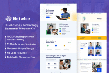Netwise - IT Solutions & Technology Elementor Template Kit