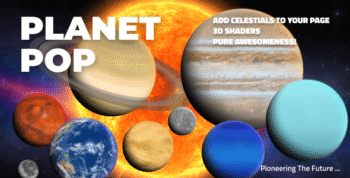 Planet Pop - Embed Realistic Sun & Planets on Any Page
