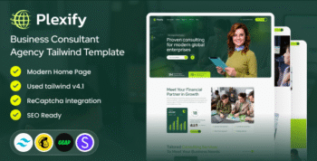 Plexify - Consulting Agency Tailwind CSS Template
