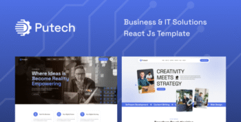 Putech – Business & IT Solutions HTML & Tailwind Template