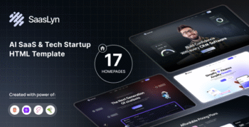 SaasLyn - SaaS, AI & Tech Startup HTML Template