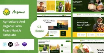 Argonic – Agriculture & Organic Farm Next JS Template