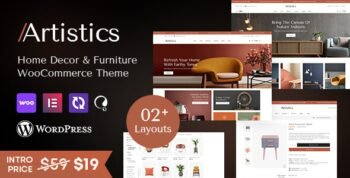 Artistics - Home Decor, Art & Crafts WooCommerce Theme