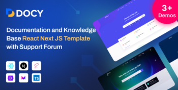 Docy React – Documentation & Knowledge Base Site Template