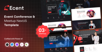 Ecent - Event Conference & Meetup NextJS Template