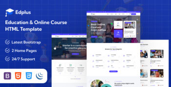 Edplus - Education & Online Course HTML Template