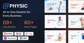 Physic - Hospital Doctor Clinic Medical Health Responsive Website Template
