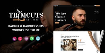 Trimcuts - Barber & Hairdressers WordPress Theme