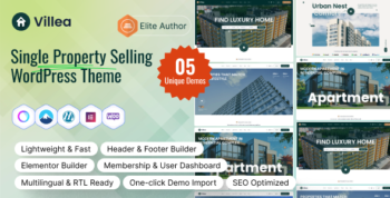 Villea - Single Property & Apartment WordPress Theme