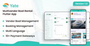 Yate - Multivendor Boat Rental Flutter App