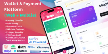 CardFlow - Multi-Purpose Fintech Wallet & Payment Platform (Web + Mobile)