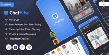 Chatvibe Laravel 12 Chat Application Template