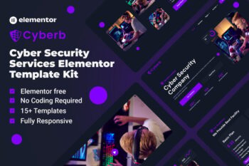 Cyberb - Cyber Security Services Elementor Template Kit