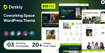 Deskly - Coworking Space WordPress Theme