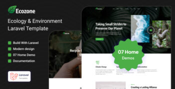 Ecozone - Ecology & Environment Laravel Template