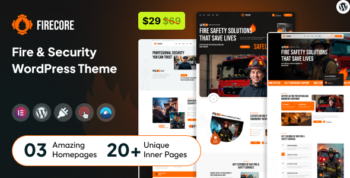 Firecore - Fire & Security Services WordPress Theme