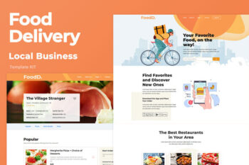 FoodDelivery - Local Business Elementor Template Kit