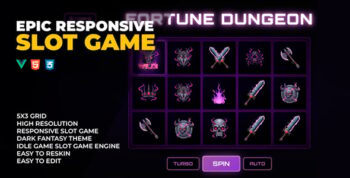 Fortune Dungeon - Responsive Slot Game Engine