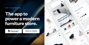 Funiq – Furniture Store App (Payload CMS + React PWA)