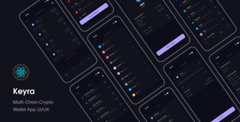 Keyra - Multi-Chain Crypto Wallet App UI/UX