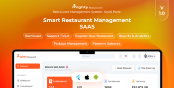 Mighty Restaurant - Restaurant Management System - SAAS Module Add-Ons