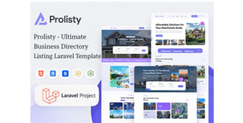 Prolisty - Ultimate Business Directory Listing Laravel Template