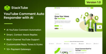 StackTube – YouTube Comment Auto-Responder with AI