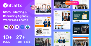 Staffx - Staffing & Recruiting Agency WordPress Theme