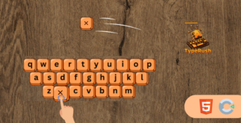 TypeRush – Modern Typing Speed Game (Construct 3)