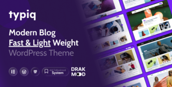 Typiq – Modern & Lightweight Blog WordPress Theme