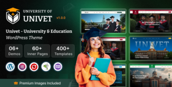 Univet – University Education WordPress Theme