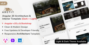 Arctit - Angular 21 Architecture & Interior Template
