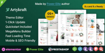 Artykraft - Art and Decor Elementor Prestashop Theme