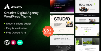 Averto - Creative Digital Agency WordPress Theme