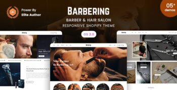 Barbering - Barber & Hair Salon Shopify 2.0 Theme