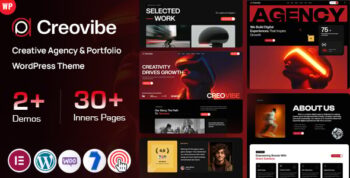 Creovibe - Creative Agency & Portfolio WordPress Theme