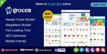 Grocen - Grocery Supermarket Elementor WooCommerce Theme