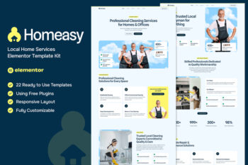 Homeasy - Local Home Services Elementor Template Kit