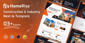 HomeRise – Construction & Industry Next Js  Template