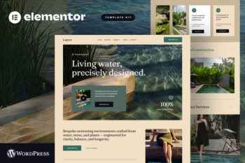 Lagoon – Pool Construction & Landscape Architecture Elementor Template Kit